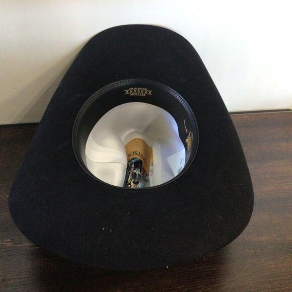 Stetson Skyline 6X Fur Felt Cattleman Western Hat Black Size 7 1/2 Cowboy Hat - Picture 5 of 8